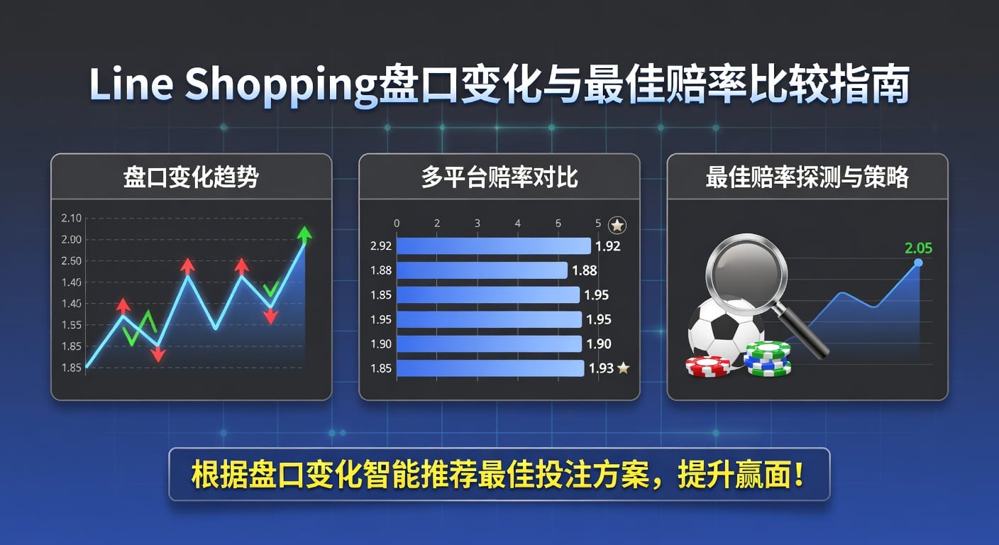 line shopping 盘口变化与最佳赔率比较｜2026实战观察